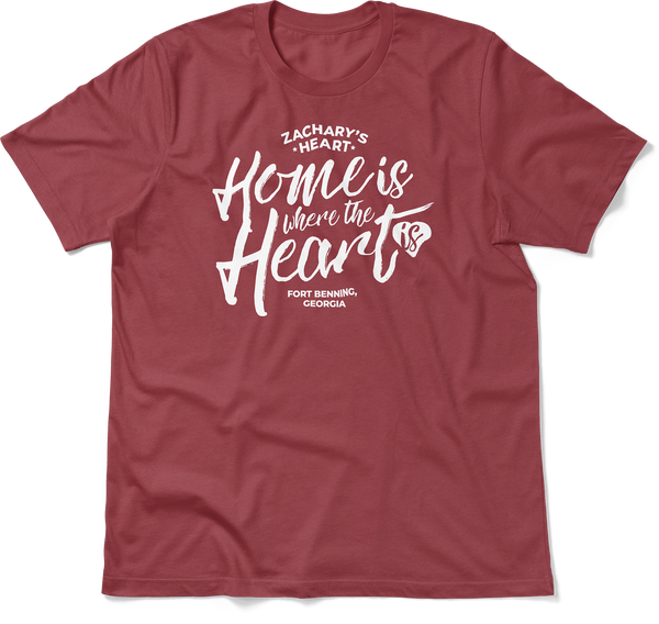 Home Is Where The Heart Is : White Print