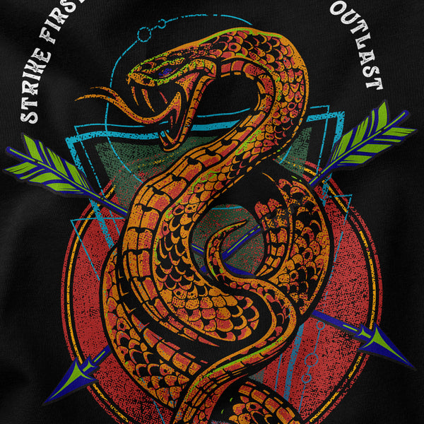 Strike First. Strike Fast. Tee-Hoodie