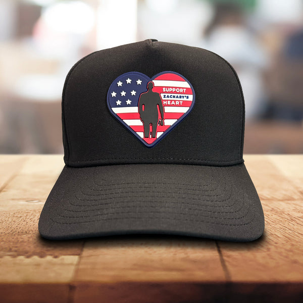 Zachary's Heart Ventilated Cap - Rubber Patch