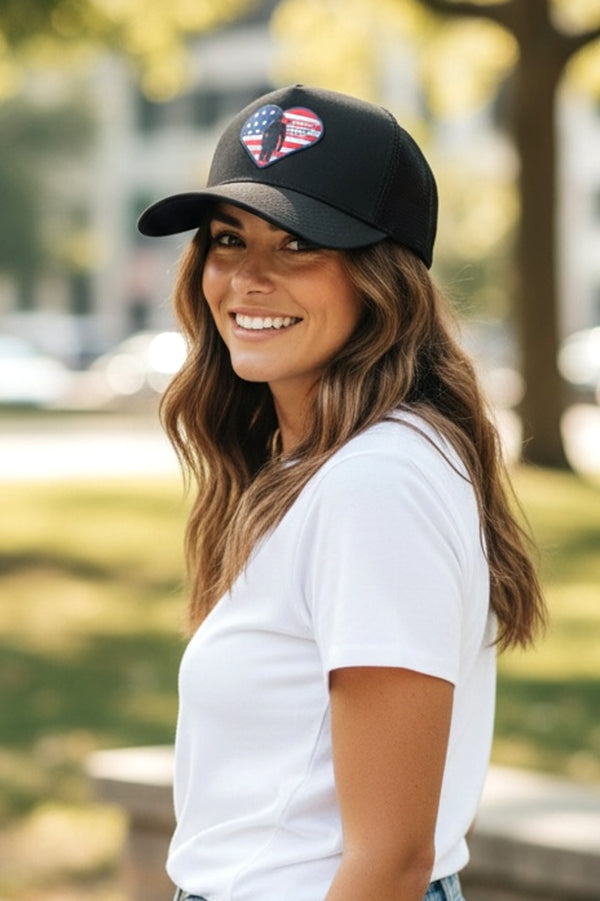 Zachary's Heart Ventilated Cap - Rubber Patch