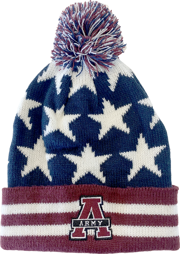 STARS & STRIPES POM BEANIE